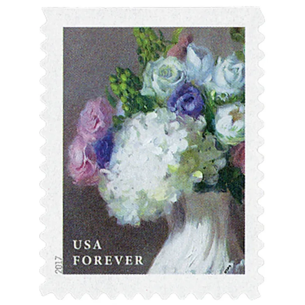 (2017) USPS Flowers from The Garden Forever Stamps